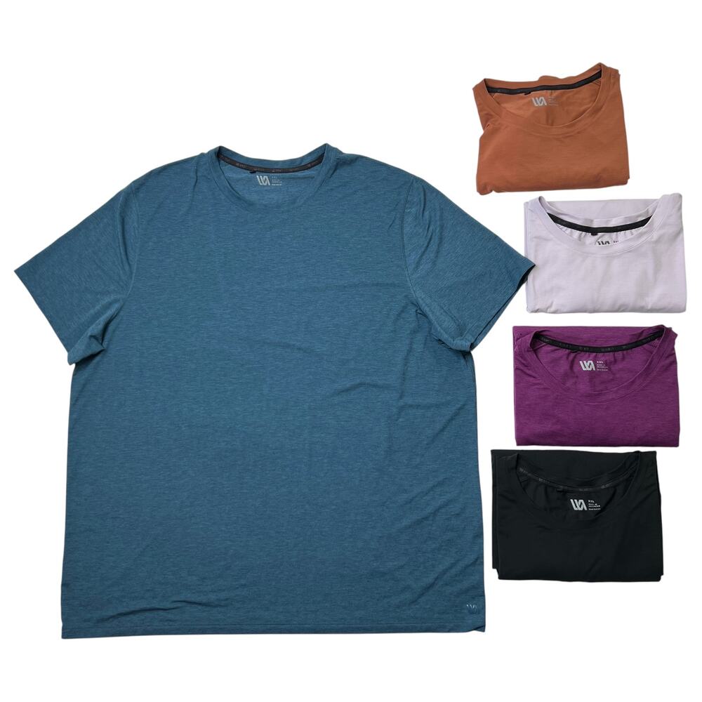 VRST Shirt Mens 2XL Multi Short Sleeve Crew Neck Lightweight Heathered Lot of 5